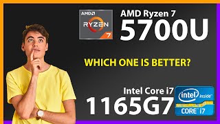 AMD Ryzen 7 5700U vs INTEL Core i7 1165G7 Technical Comparison [upl. by Atiuqehc34]