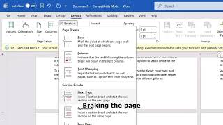 Simple Trick Begin Page Numbers from Any Page in Word  Tech Amr [upl. by Tevis]