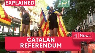 Catalan referendum what is happening in Barcelona [upl. by Prissy]