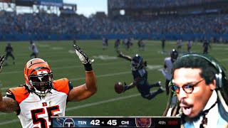 Cam Newton vs NFL Legend Vontaze Burflict Gets Heated  Madden 25 [upl. by Nolie]