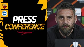 🟨 LIVE 🟥 La conferenza stampa di Daniele De Rossi e Gianluca Mancini alla vigilia di RomaBrighton [upl. by Tiffani]