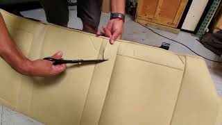 How to Make Openings for Seat Belt Buckle When Installing Back Seat Covers  Method 1 [upl. by Nussbaum]