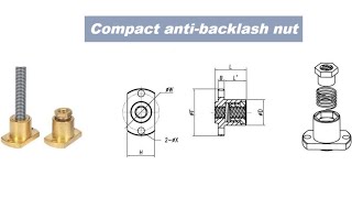 How to get a compact antibacklash nut [upl. by Aceissej322]