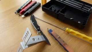 LANSKY Deluxe Sharpening SystemLeather Stropping Hone DEMOampREVIEW [upl. by Stan]