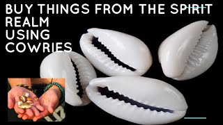 How To Use Cowries Shells To Buy Things From The Spiritual realm RichesSuccess cowrieshell cowrie [upl. by Aleik]