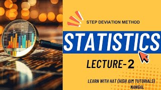 Step Deviation Method Statistics class10 board exams preparation [upl. by Ahsinaj]