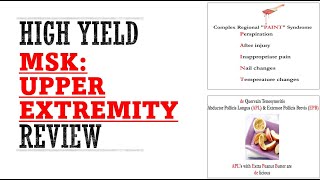 MSK Upper Extremity Review  Mnemonics And Proven Ways To Memorize For Your Exams [upl. by Oza712]