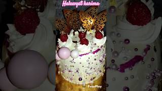 cakedecorating cakedesign cremeaubeurrerussecremepatissiere layercake framboise [upl. by Aday]