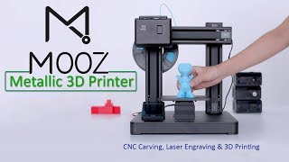 Mooz 3D Printer 3in1 Multi Purpose Metalic 3D Printer [upl. by Kelbee399]