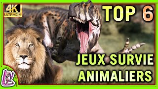 TOP DES JEUX DE SURVIE ANIMALIERS  SIMULATION ANIMALE SURVIE [upl. by Mackler]