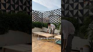 Terrace makeover festivevibes makeover music halloween newsong party diwali shortsfeed diy [upl. by Lanod467]