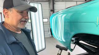 Paintless Dent Repair On A Beautiful Studebaker [upl. by Alejandro]