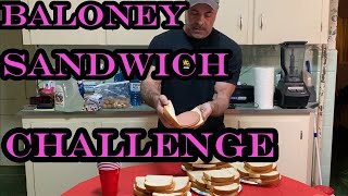 BALONEY SANDWICH CHALLENGE [upl. by Selokcin920]