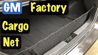 2012  2020 Chevrolet Sonic Factory Cargo Net GM Factory Accessory Installation [upl. by Elisabeth501]