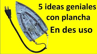 5 inventos con plancha de ropa en des uso video 2 de 2 final [upl. by Rambow]