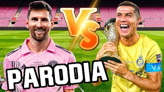 Lionel Messi vs Cristiano Ronaldo Parodia Yandel 150  Yandel Feid [upl. by Nagek]