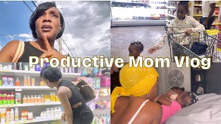 Daily Vlog  Hair Maintenance  Grocery Shopping 🛍️ Productive Mom Vlog [upl. by Modestine]