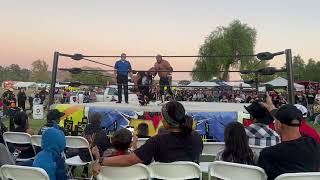 EWF MATCH JUAN ROMAN VS BADWOLF Day of the Dead OCTOBER 19th EWF TITLE MATCH [upl. by Garcia290]