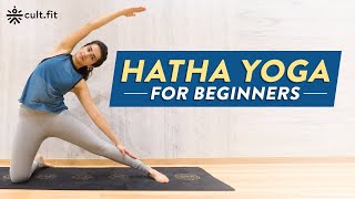 Hatha Yoga For Beginners  Yoga For Beginners  Yoga At Home  Yoga for Flexibility  Cultfit [upl. by Frendel]