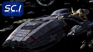 BATTLESTAR GALACTICA LORE PRIMER  The twelve colonies Cylons and massive warships [upl. by Branscum]