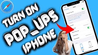 How To Enable Pop ups On iPhone iOS 17 [upl. by Etnohs]