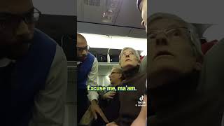 LEFTY REMOVED FROM AIRCRAFT AFTER SHE CAUSES PROBLEM WITH TRUMP SUPPORTER [upl. by Aratahs885]