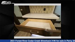 Phenomenal 2021 Forest River Cedar Creek Silverback Fifth Wheel RV For Sale in Perry IA  RVUSAcom [upl. by Alessig40]