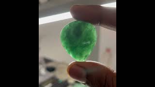 Green jade gemstone greenjade jadegemstone jade gemstone cabochongemstone [upl. by Arnie]