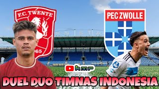 Live FC TWENTE vs PEC ZWOLLE • DUEL PEMAIN TIMNAS • Mees Hilgers vs Eliano Reijnders [upl. by Heiney]