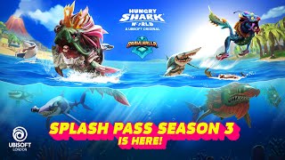 Hungry Shark World  Splash Pass Season 3 [upl. by Ztirf]