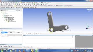 Bell crank lever Analysis by using Ansys Workbench [upl. by Enelia14]