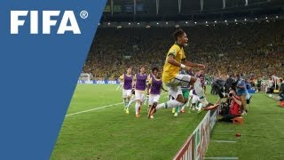 Neymar Brazil set down World Cup marker [upl. by Pyne]