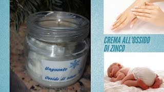 POMATA ALLOSSIDO DI ZINCO curativa e facile da realizzare [upl. by Nyahs]