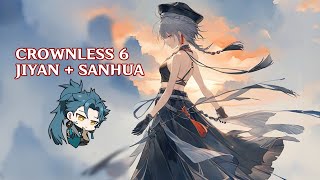 S0 Jiyan  Sanhua vs Crownless Difficulty 6 Hologram  Wuthering Waves [upl. by Winou41]