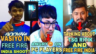 vasiyocrj7 IN FREE FIRE INDIA SHOOT  GAMINGWITHPAHADI ANGRY ON PC PLAYERS  FREE FIRE NEWS [upl. by Schaumberger]