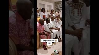 Live from JM’s house 🇦🇪🇦🇪🇬🇭🇬🇭🇬🇭🎉🎉🎉the creative acts legend congratulate him ndc jdm [upl. by Tedd]