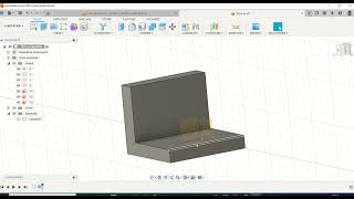 09 Faire une nervure Fusion 360 [upl. by Enamrahs]