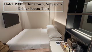 Hotel 1900 Singapore Deluxe Room Tour [upl. by Hewe]