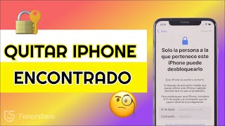 IPHONE ENCONTRADO｜cómo desbloquear iPhone perdido 2024 [upl. by Acimot]