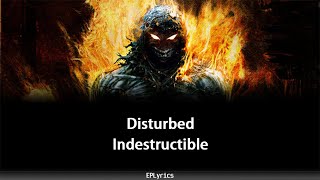 Disturbed  Indestructible Lyrics [upl. by Ealasaid685]