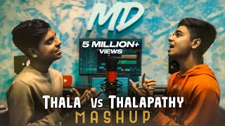 THALA Vs THALAPATHY Mashup 2K19  MD [upl. by Elletnwahs]