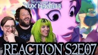 The Gang Trips Bawls  Legend of Vox Machina S2x7 REACTION [upl. by Nosnek157]