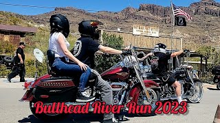 Bullhead River Run Friday Mayhem Tattoo Convention Laughlin River Run 2023 HarleyDavidson Biker Run [upl. by Leseil]