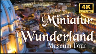 4K 1 HOUR of Museum Tour Miniatur Wunderland 2022∘Crowd Walkthrough World´s largest model railway [upl. by Neomah894]