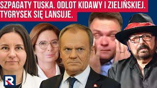 Wpadka Tuska o powodzi Kidawa i Zielińska odlot Burza w sieci przez Kosinika  Polityczna Kawa [upl. by Petronia]