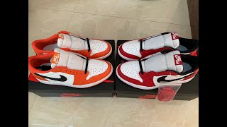 Air Jordan 1 Low OG Starfish VS Chicago [upl. by Erinn]