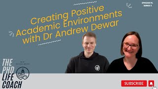 Creating Positive Academic Environments Insights from Sports Psychology with Dr Andrew Dewar [upl. by Nellahs512]