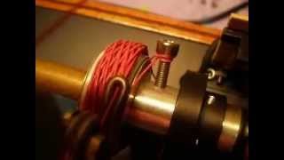 Bobineuse nid dabeille 3 honeycomb coil winding [upl. by Gnay]