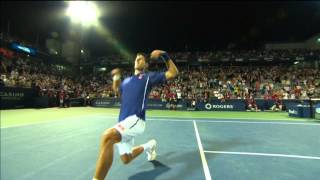 Novak Djokovic Dances After Rogers Cup Win In Montreal 2013 [upl. by Nealon708]