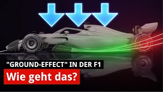 F1Regeln 2022 erklärt So funktioniert der quotGroundEffectquot [upl. by Cox176]